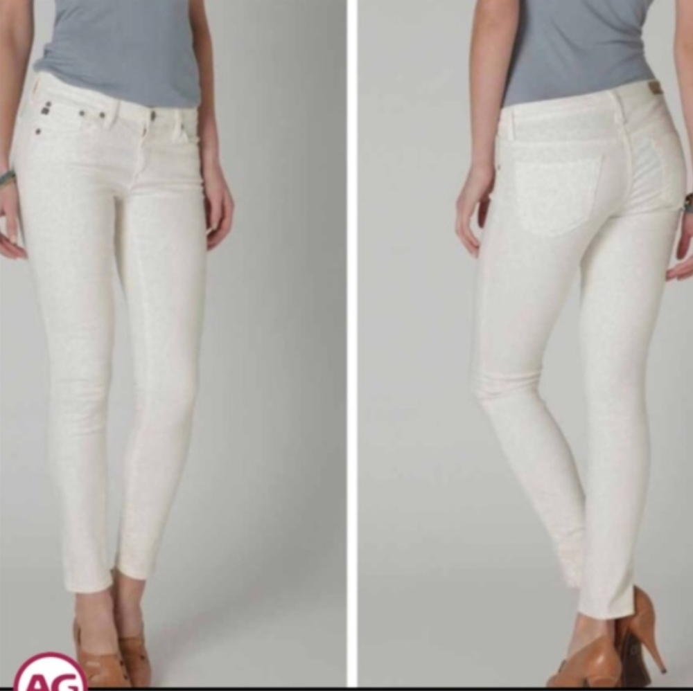 AG The Legging Leopard print skinny